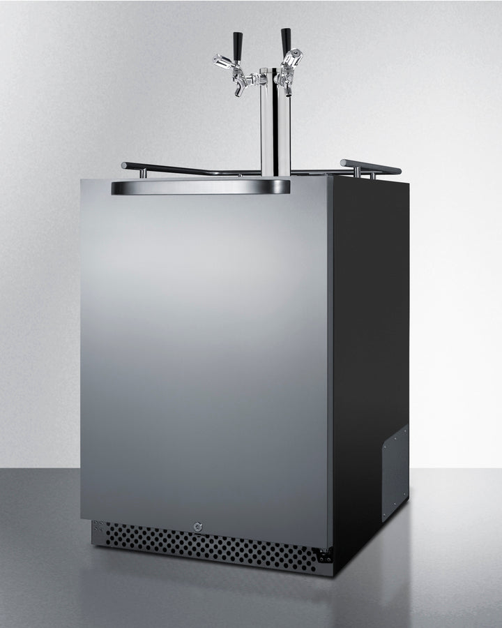 Summit 24" Wide Built-In Outdoor Kegerator with TapLocks SBC696OSTWINTL-Kegerators-The Wine Cooler Club