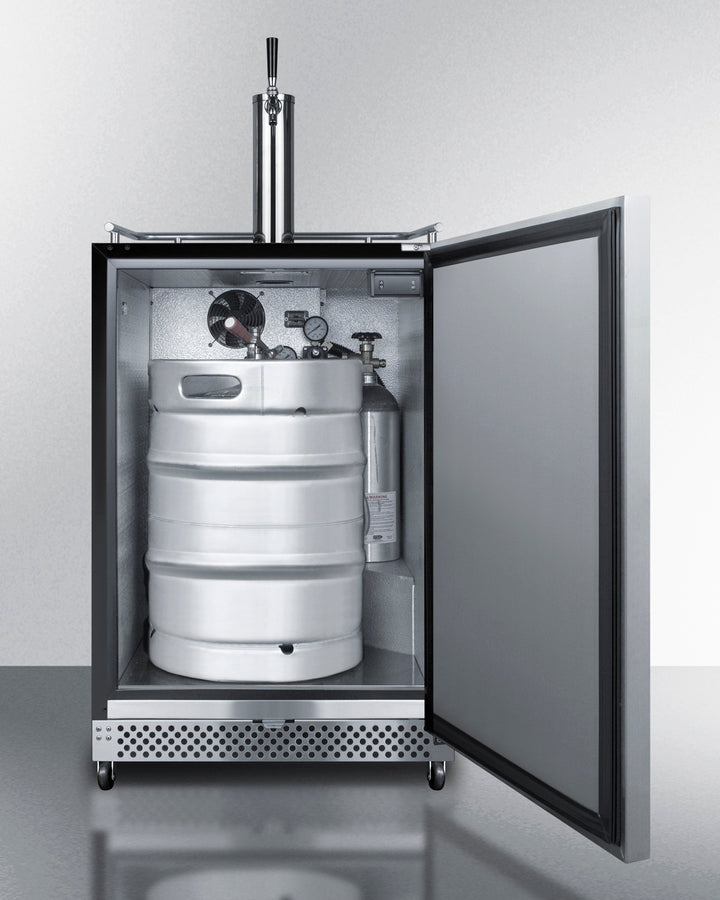 Summit 24" Wide Built-In Outdoor Wine Kegerator SBC696OSWKD-Kegerators-The Wine Cooler Club