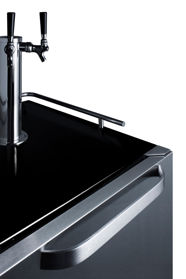 Summit 24" Wide Built-In Outdoor Wine Kegerator SBC696OSWKDTWIN-Kegerators-The Wine Cooler Club