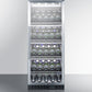 Summit 24" Wide Single Zone Commercial Wine Cellar SCR1156CHCSS-Wine Cellars-The Wine Cooler Club