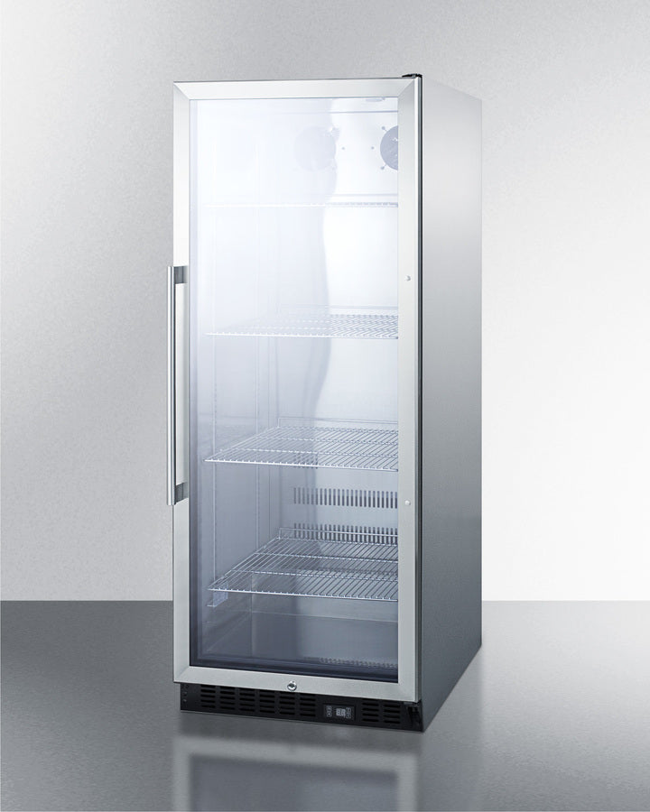 Summit 24" Wide Beverage Center SCR1156CSS-Beverage Centers-The Wine Cooler Club