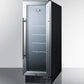 Summit 12" Wide Beverage Center SCR1225B-Beverage Centers-The Wine Cooler Club