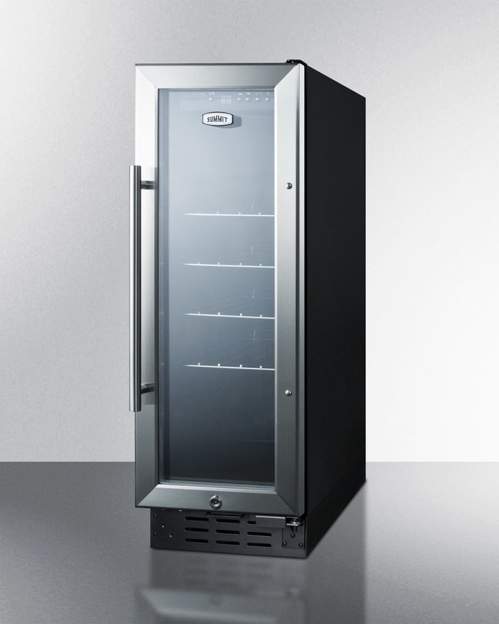 Summit 12" Wide Beverage Center SCR1225B-Beverage Centers-The Wine Cooler Club