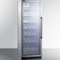 Summit 24" Wide Single Zone Commercial Wine Cellar SCR1401LHCHCSS-Wine Cellars-The Wine Cooler Club