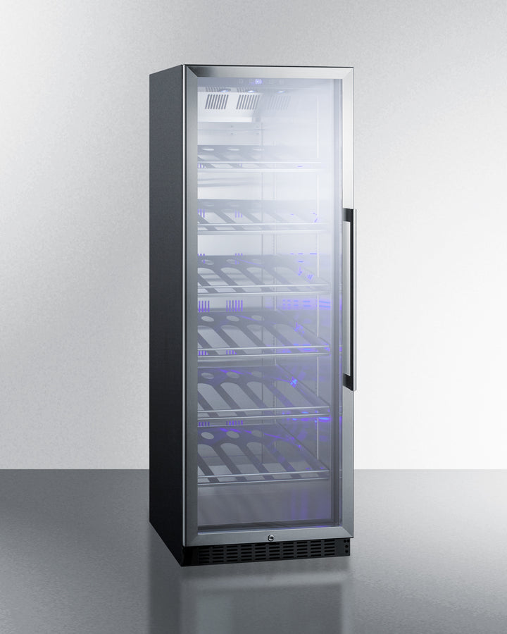 Summit 24" Wide Single Zone Commercial Wine Cellar SCR1401LHCH-Wine Cellars-The Wine Cooler Club