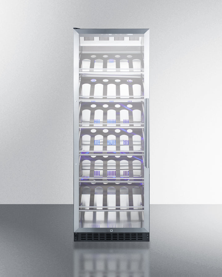 Summit 24" Wide Single Zone Commercial Wine Cellar SCR1401LHCH-Wine Cellars-The Wine Cooler Club