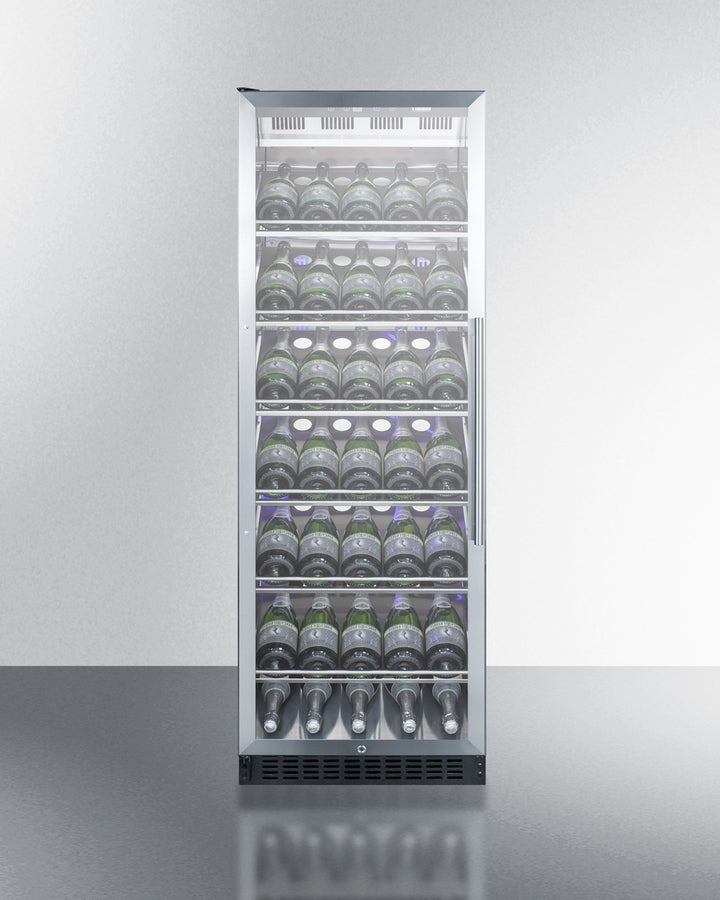 Summit 24" Wide Single Zone Commercial Wine Cellar SCR1401LHCH-Wine Cellars-The Wine Cooler Club