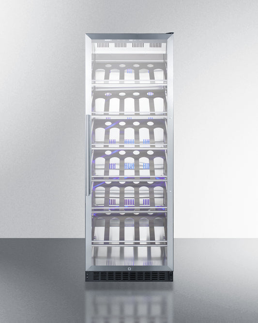 Summit 24" Wide Single Zone Commercial Wine Cellar SCR1401CHCSS-Wine Cellars-The Wine Cooler Club
