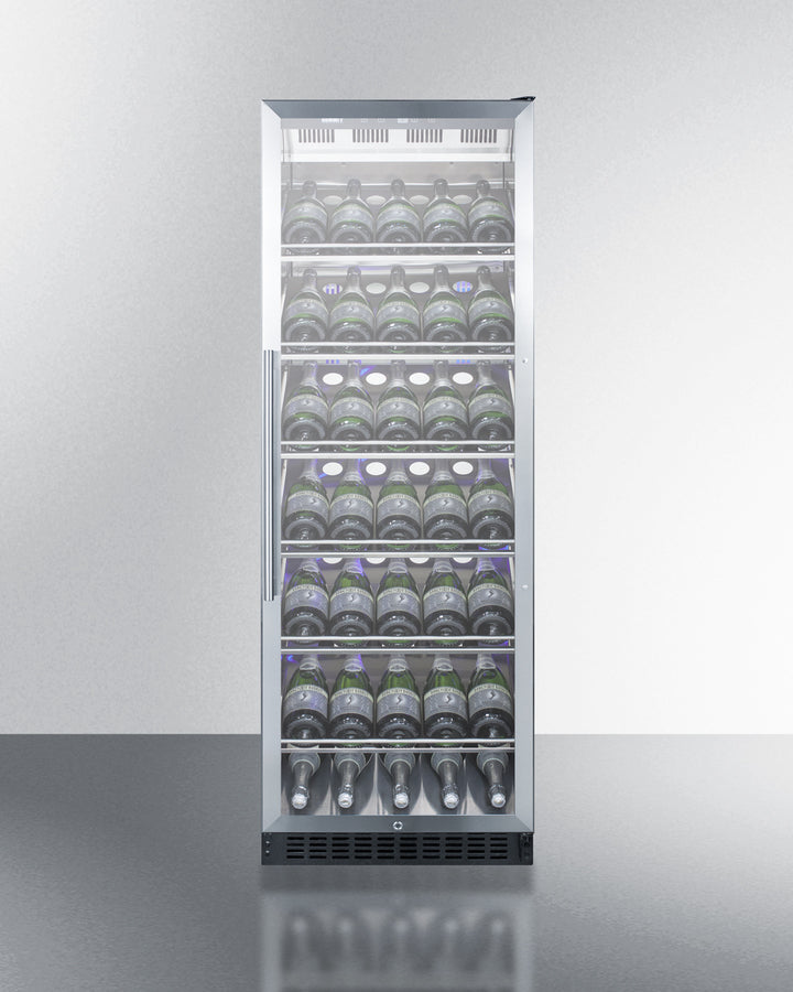 Summit 24" Wide Single Zone Commercial Wine Cellar SCR1401CHCSS-Wine Cellars-The Wine Cooler Club