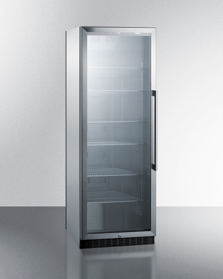 Summit 24" Wide Beverage Center SCR1401LHCSS-Beverage Centers-The Wine Cooler Club