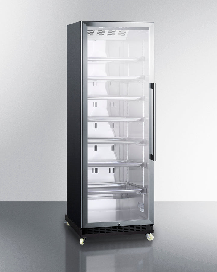 Summit 24" Wide Mini Reach-In Beverage Center with Dolly SCR1401LHRI-Beverage Centers-The Wine Cooler Club