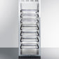 Summit 24" Wide Mini Reach-In Beverage Center with Dolly SCR1401LHRI-Beverage Centers-The Wine Cooler Club