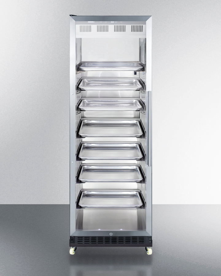 Summit 24" Wide Mini Reach-In Beverage Center with Dolly SCR1401LHRI-Beverage Centers-The Wine Cooler Club