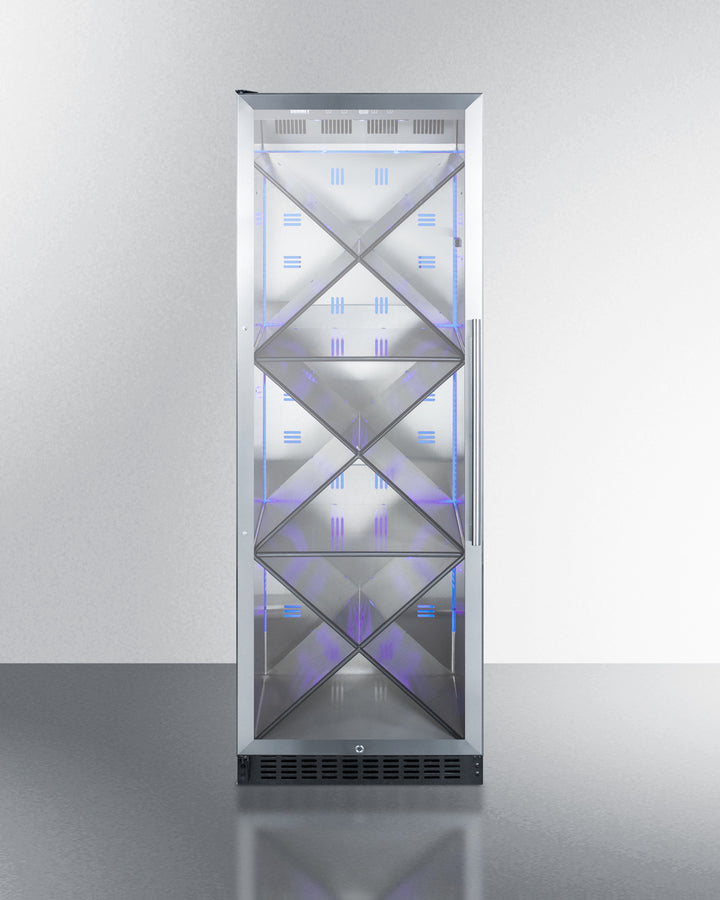 Summit 24" Wide Single Zone Commercial Wine Cellar SCR1401LHXCSS-Wine Cellars-The Wine Cooler Club