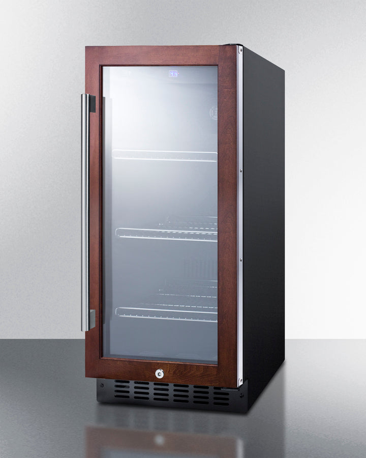 Summit 15" Wide Built-In Beverage Center (Panel Not Included) SCR1536BGPNR-Beverage Centers-The Wine Cooler Club