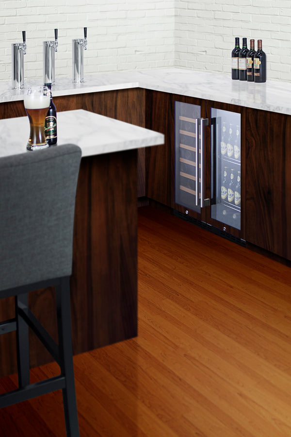 Summit 15" Wide Built-In Beverage Center (Panel Not Included) SCR1536BGPNR-Beverage Centers-The Wine Cooler Club