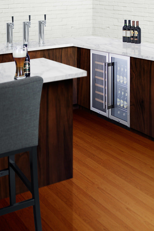 Summit 15" Wide Built-In Wine Cellar SWC1535B-Wine Cellars-The Wine Cooler Club