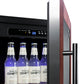 Summit 18" Wide Built-In Beverage Center (Panel Not Included) SCR1841BPNR-Beverage Centers-The Wine Cooler Club