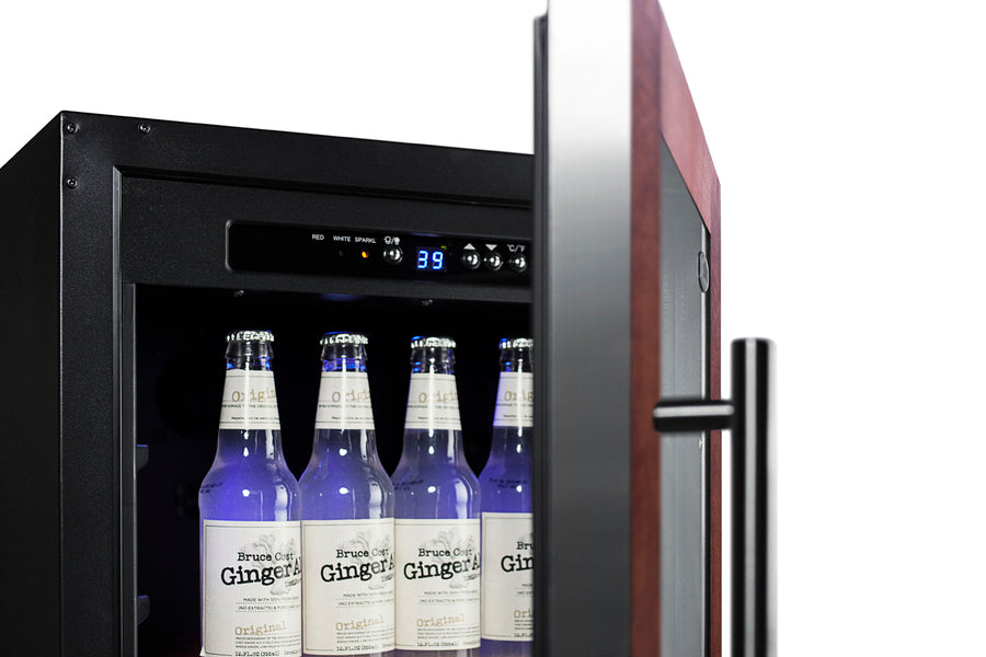 Summit 18" Wide Built-In Beverage Center (Panel Not Included) SCR1841BPNR-Beverage Centers-The Wine Cooler Club