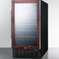 Summit 18" Wide Built-In Beverage Center (Panel Not Included) SCR1841BPNR-Beverage Centers-The Wine Cooler Club