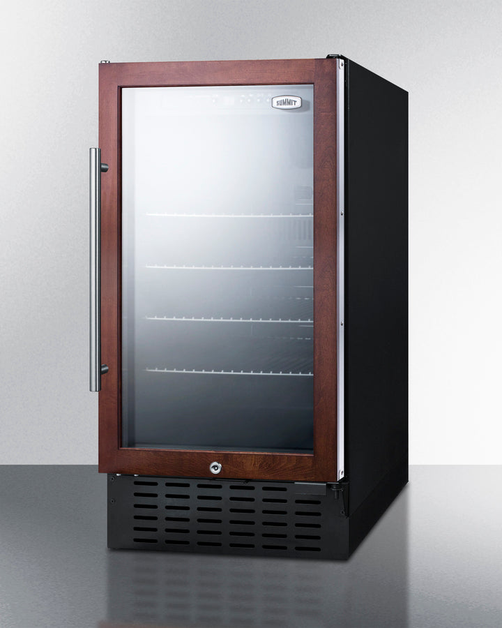 Summit 18" Wide Built-In Beverage Center (Panel Not Included) SCR1841BPNR-Beverage Centers-The Wine Cooler Club