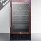 Summit 18" Wide Built-In Beverage Center (Panel Not Included) SCR1841BPNR-Beverage Centers-The Wine Cooler Club