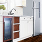 Summit 18" Wide Built-In Beverage Center (Panel Not Included) SCR1841BPNR-Beverage Centers-The Wine Cooler Club