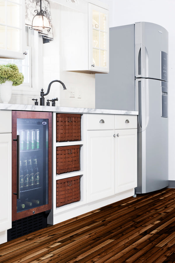 Summit 18" Wide Built-In Beverage Center (Panel Not Included) SCR1841BPNR-Beverage Centers-The Wine Cooler Club