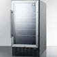 Summit 18" Wide Built-In Beverage Center SCR1841BCSS-Beverage Centers-The Wine Cooler Club