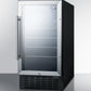 Summit 18" Wide Built-In Beverage Center SCR1841B-Beverage Centers-The Wine Cooler Club
