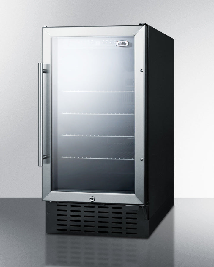 Summit 18" Wide Built-In Beverage Center SCR1841B-Beverage Centers-The Wine Cooler Club