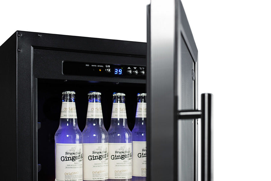 Summit 18" Wide Built-In Beverage Center SCR1841B-Beverage Centers-The Wine Cooler Club