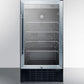 Summit 18" Wide Built-In Beverage Center, ADA Compliant SCR1841BCSSADA-Beverage Centers-The Wine Cooler Club