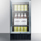 Summit 18" Wide Built-In Beverage Center SCR1841BCSS-Beverage Centers-The Wine Cooler Club