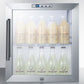 Summit Compact Built-In Beverage Center SCR215LBI-Beverage Centers-The Wine Cooler Club