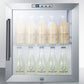Summit Compact Beverage Center SCR215LCSS-Beverage Centers-The Wine Cooler Club