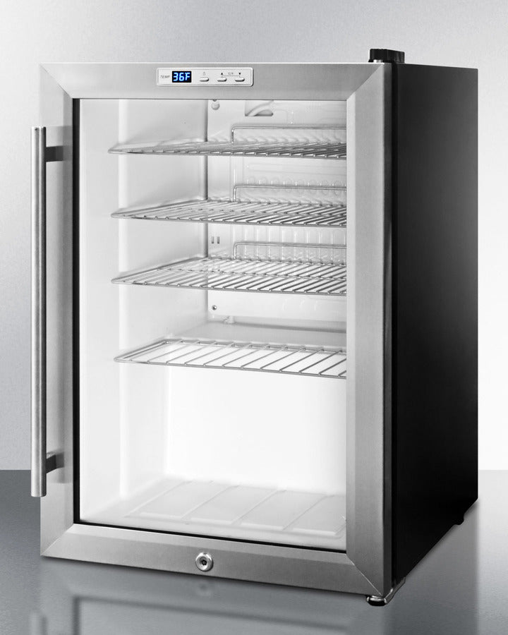 Smmit Compact Built-In Beverage Center SCR312LBI-Beverage Centers-The Wine Cooler Club
