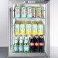 Summit Compact Beverage Center SCR312LCSS-Beverage Centers-The Wine Cooler Club