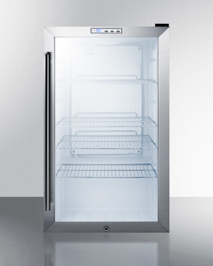 Summit 19" Wide Built-In Beverage Center SCR486LBICSS-Beverage Centers-The Wine Cooler Club