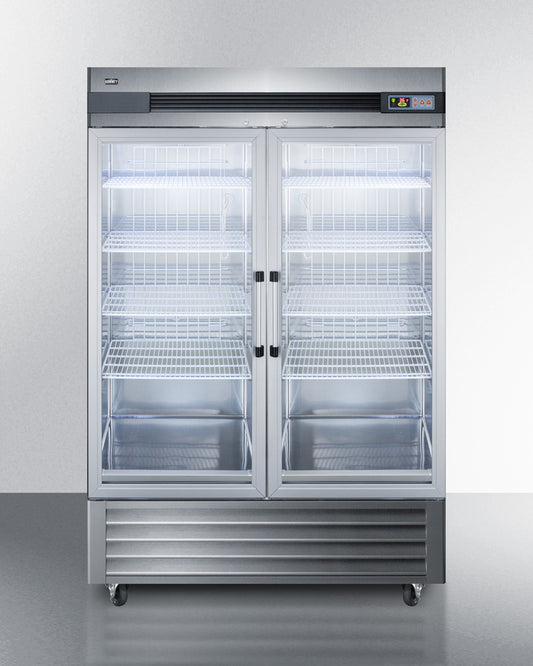 Summit 49 Cu.Ft. Reach-In Refrigerator SCR49SSG-Beverage Centers-The Wine Cooler Club