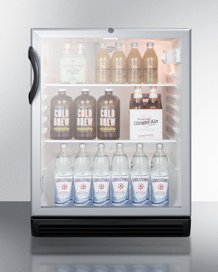 Summit 24" Wide Built-In Beverage Center, ADA Compliant SCR600BGLBIADA-Beverage Centers-The Wine Cooler Club