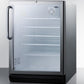 Summit 24" Wide Built-In Beverage Center SCR600BGLCSS-Beverage Centers-The Wine Cooler Club