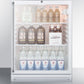 Summit 24" Wide Beverage Center, ADA Compliant SCR600GLSHADA-Beverage Centers-The Wine Cooler Club