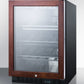 Summit 24" Wide Single Zone Built-In Commercial Wine Cellar SCR610BLCHPNR-Wine Cellars-The Wine Cooler Club