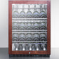 Summit 24" Wide Single Zone Built-In Commercial Wine Cellar SCR610BLCHPNR-Wine Cellars-The Wine Cooler Club