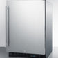 Summit 24" Wide Built-In Beverage Center SCR610BLSDCSS-Beverage Centers-The Wine Cooler Club