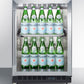 Summit 24" Wide Built-In Mini Reach-In Beverage Center with Dolly SCR610BLRI-Beverage Centers-The Wine Cooler Club