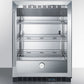 Summit 24" Wide Built-In Beverage Center SCR610BLCSS-Beverage Centers-The Wine Cooler Club
