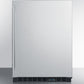 Summit 24" Wide Built-In Beverage Center SCR610BLSDCSS-Beverage Centers-The Wine Cooler Club