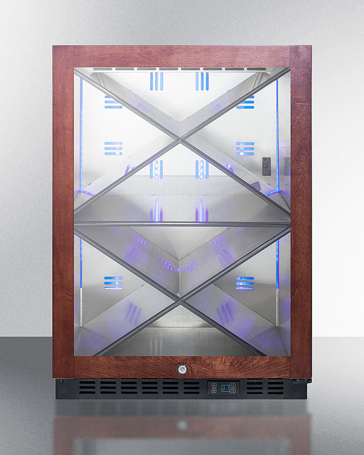 Summit 24" Wide Single Zone Built-In Commercial Wine Cellar SCR610BLXPNR-Wine Cellars-The Wine Cooler Club
